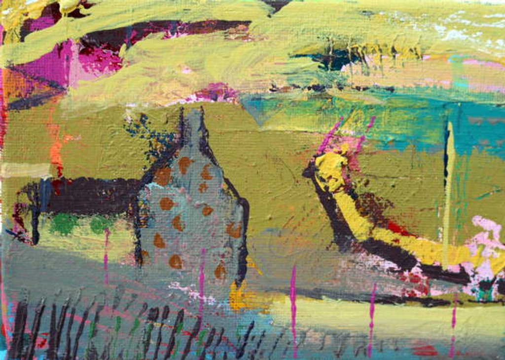 Detail of Iona pathway II, 2019 by Sara Hayward