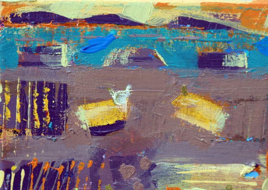 Detail of Island sheep, 2019 by Sara Hayward