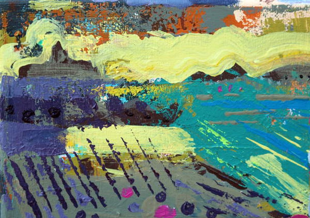 Detail of Iona abbey I, 2019 by Sara Hayward