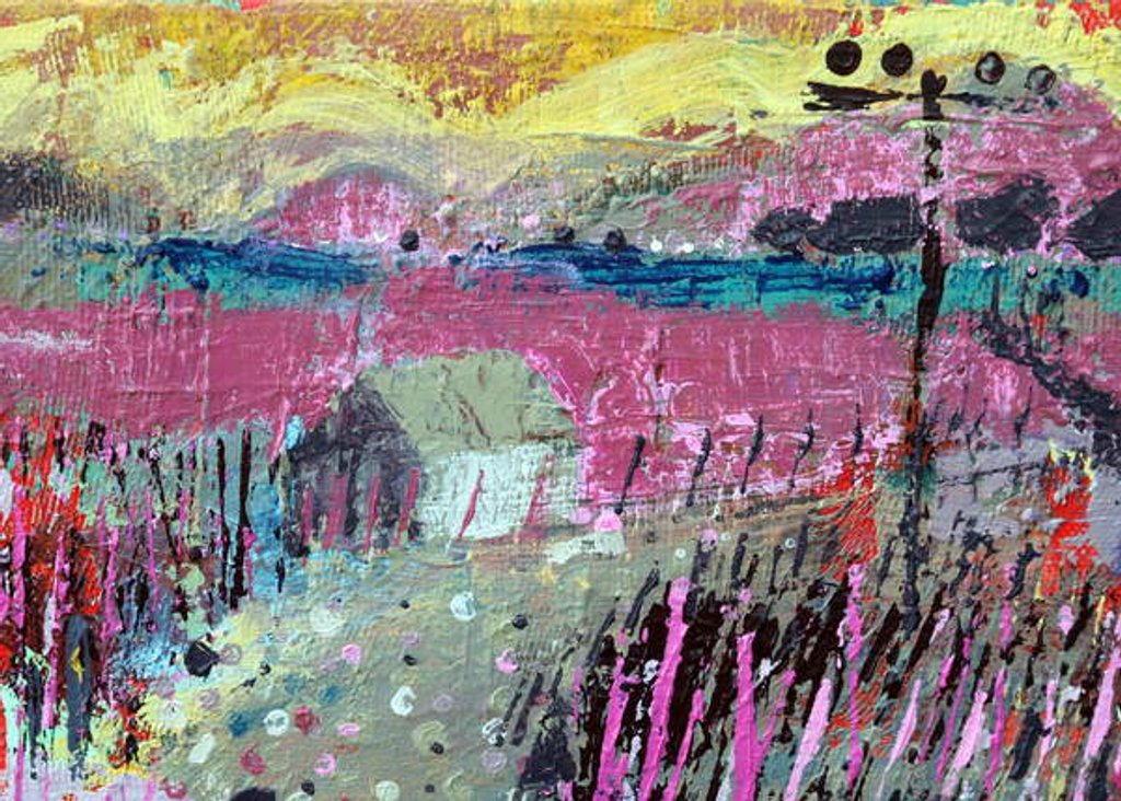 Detail of Landscape Iona, 2019 by Sara Hayward
