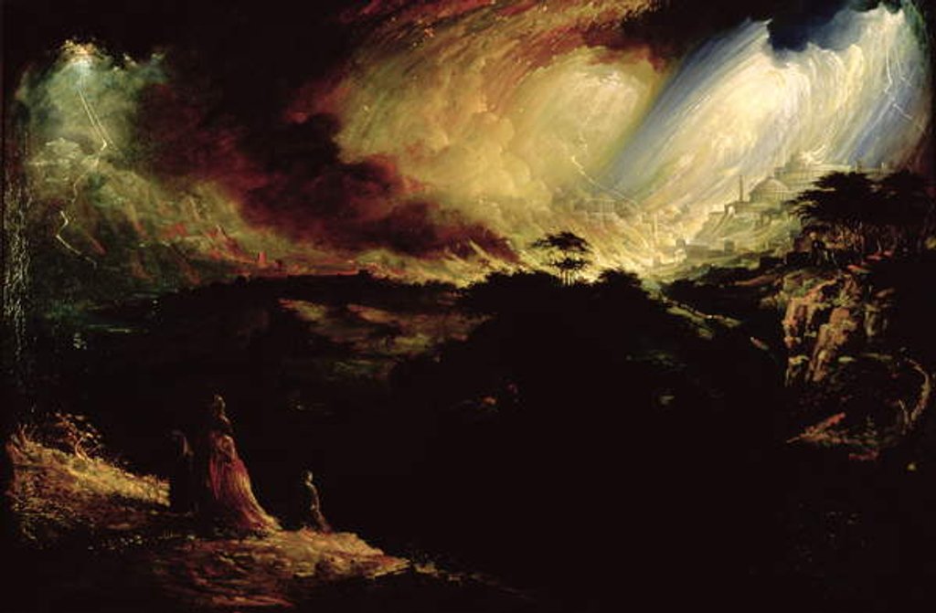 Detail of The Destruction of Sodom and Gomorrah by John Martin