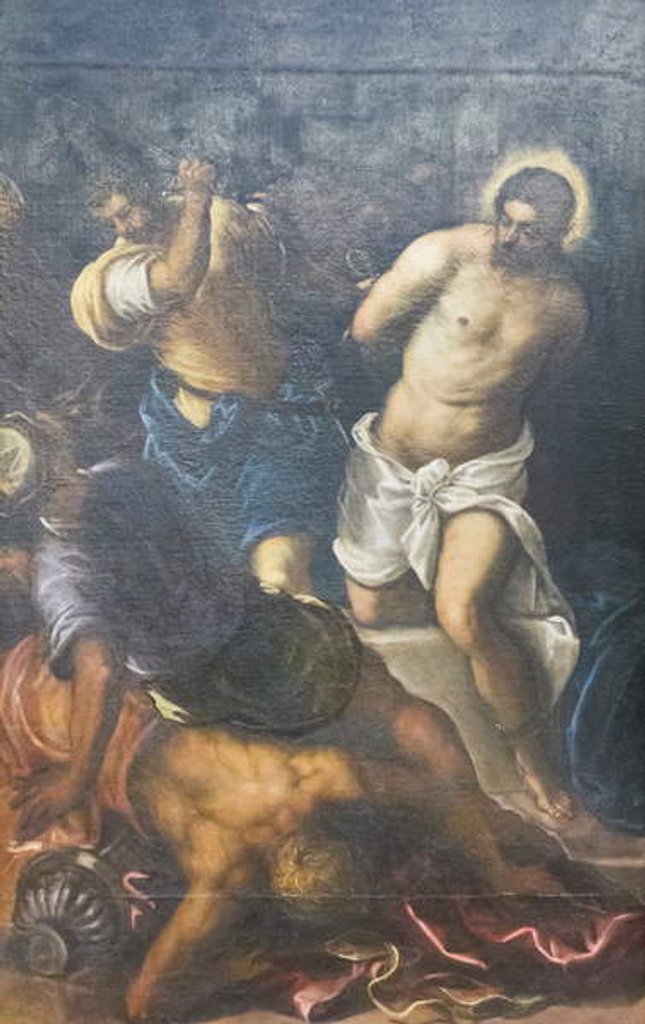 Detail of The Flagellation, c.1598 by Domenico Robusti Tintoretto