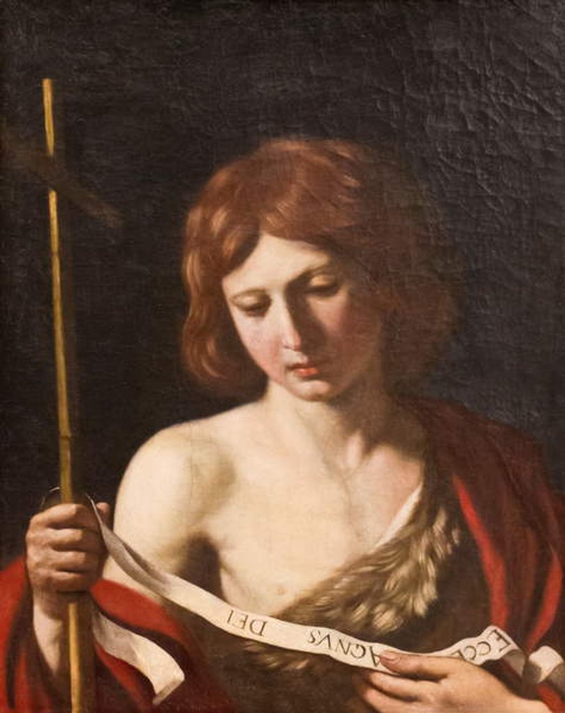 Detail of St John the Baptist, 1645 by Guercino