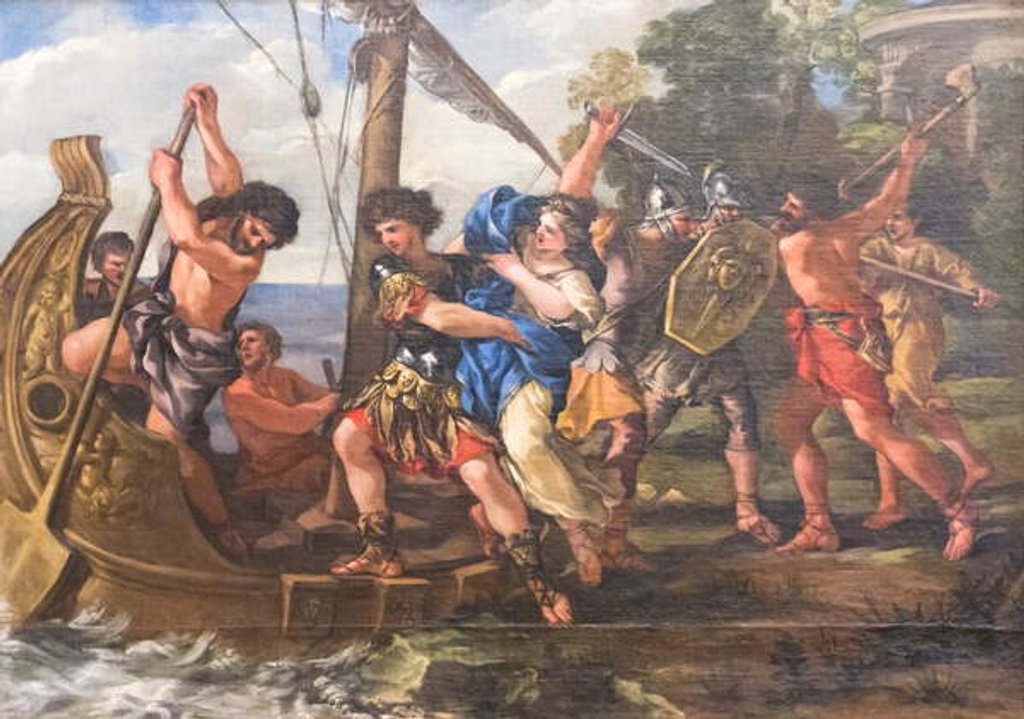 Detail of The Abduction of Helen, 1631-43 by Giovanni Francesco Romanelli