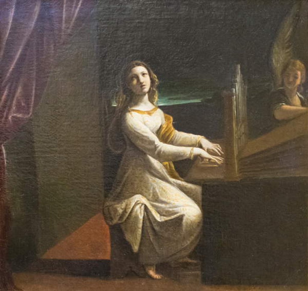 Detail of St Cecilia, c.1607 by Ludovico Carracci