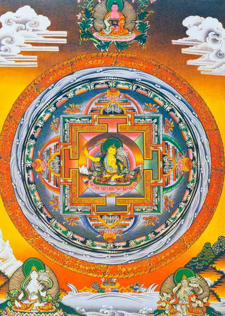 Detail of Manjushree Mandala by School Nepalese