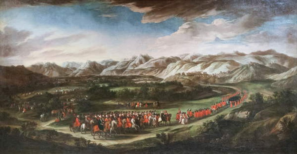 Detail of The ambassadorial procession by Turkish School