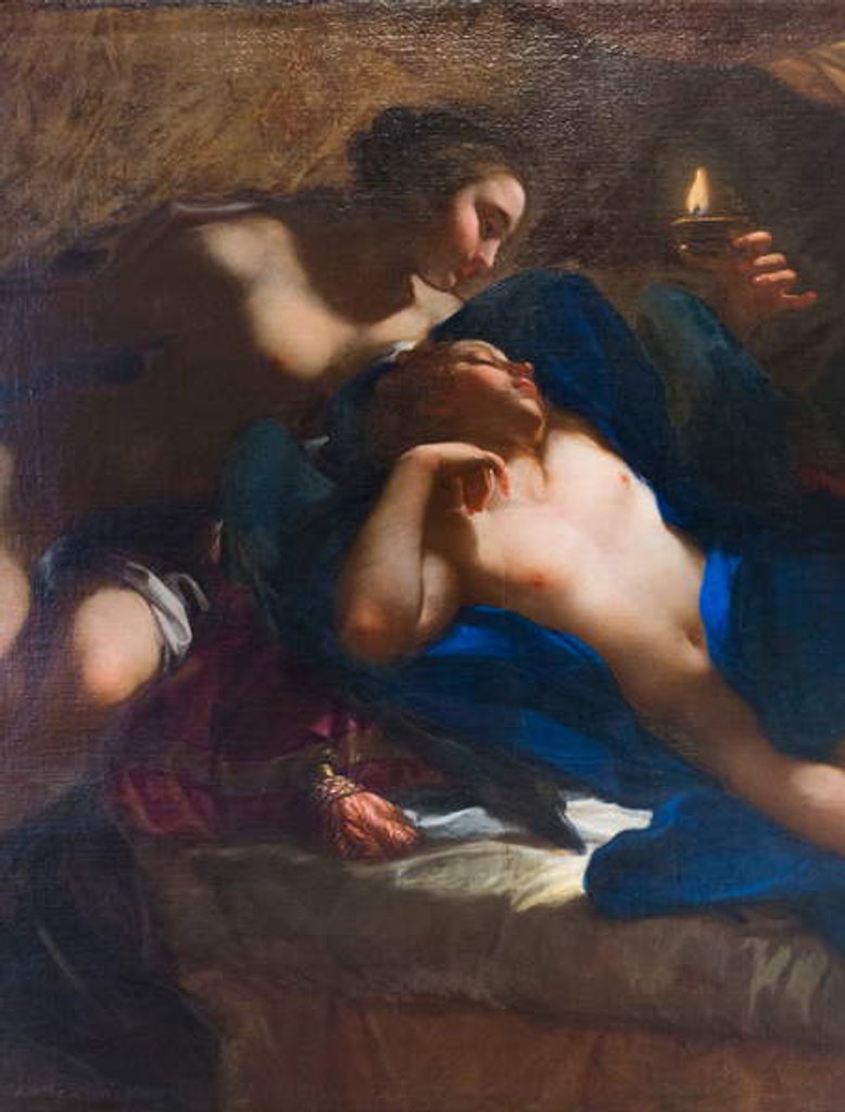 Detail of Love and Psyche, detail by Benedetto Luti