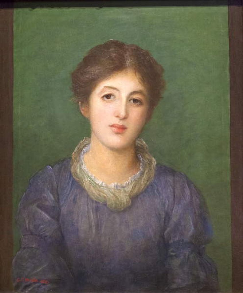 Detail of Euterpe Ionides, 1881 by George Frederic Watts