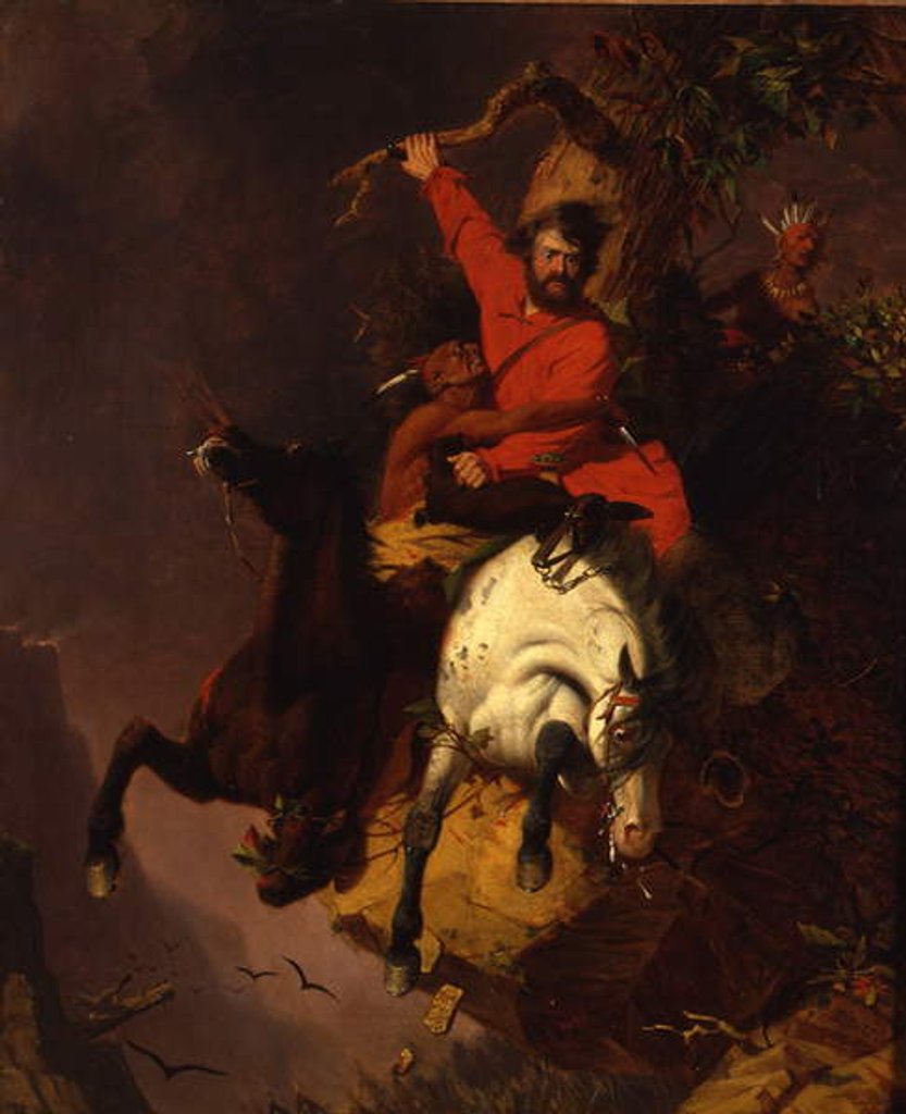 Detail of The Death Struggle, 1840-45 by Charles Deas