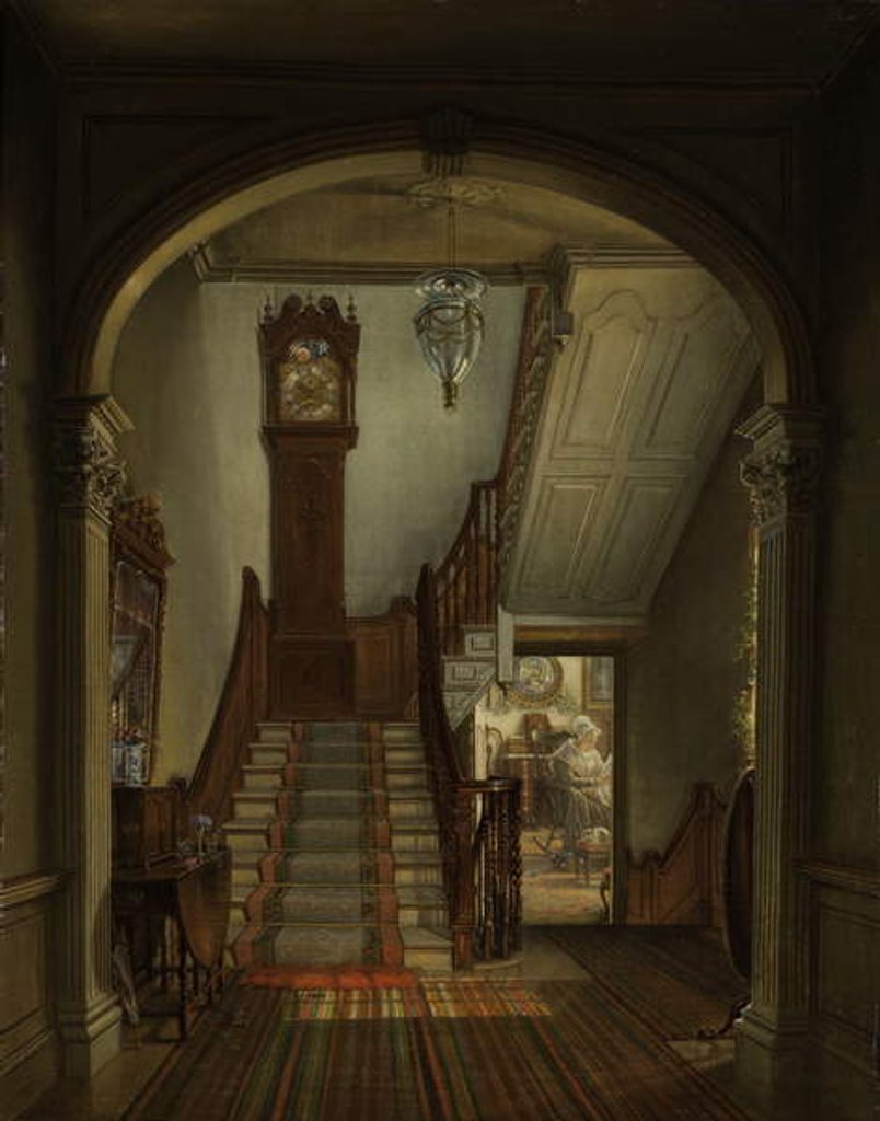 Detail of Old Clock on the Stairs, 1868 by Edward Lamson Henry