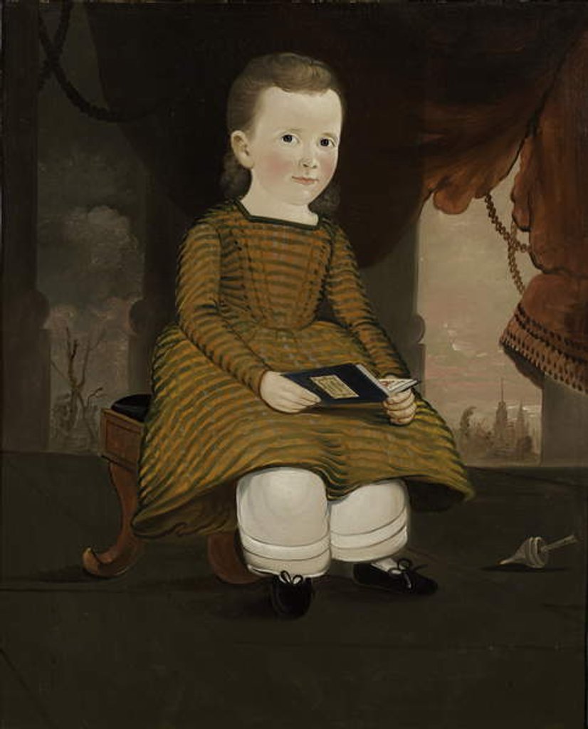 Detail of Little Child From Maine, 1846 by William Matthew Prior