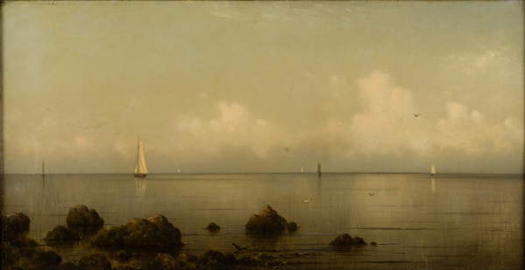 Detail of Thimble Island, CT, 1875-1876 by Martin Johnson Heade
