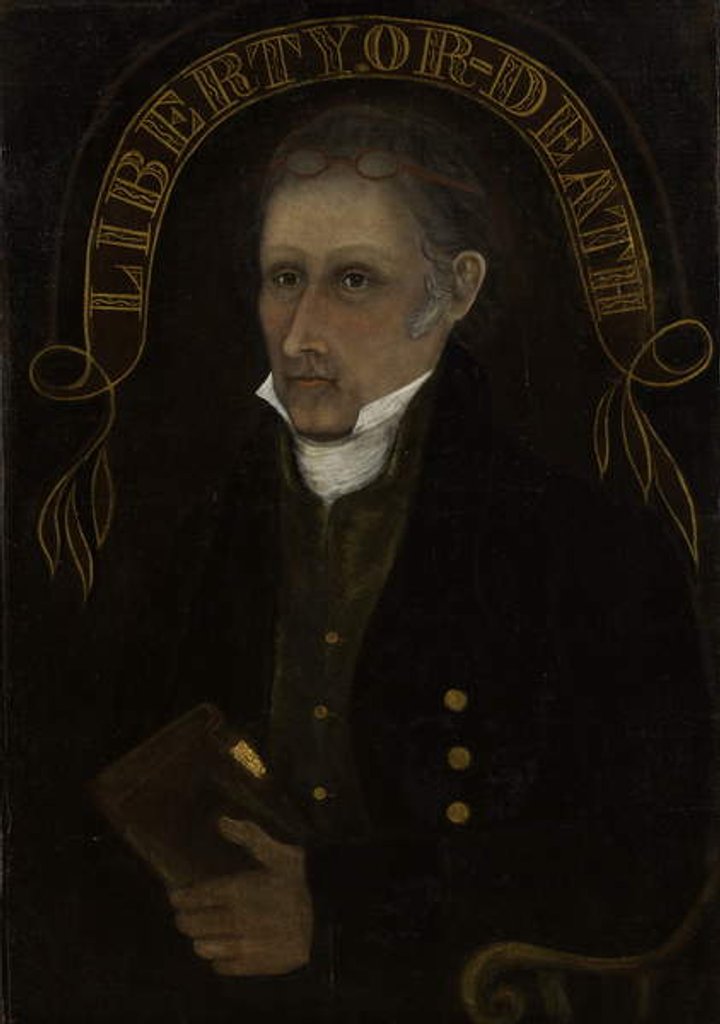 Detail of Patrick Henry, 1820-1830 by Asahel L. Powers