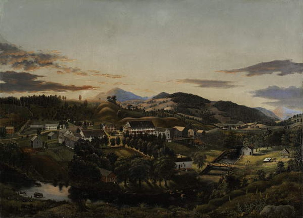Detail of Clarendon Springs, Vermont, 1853 by James Hope