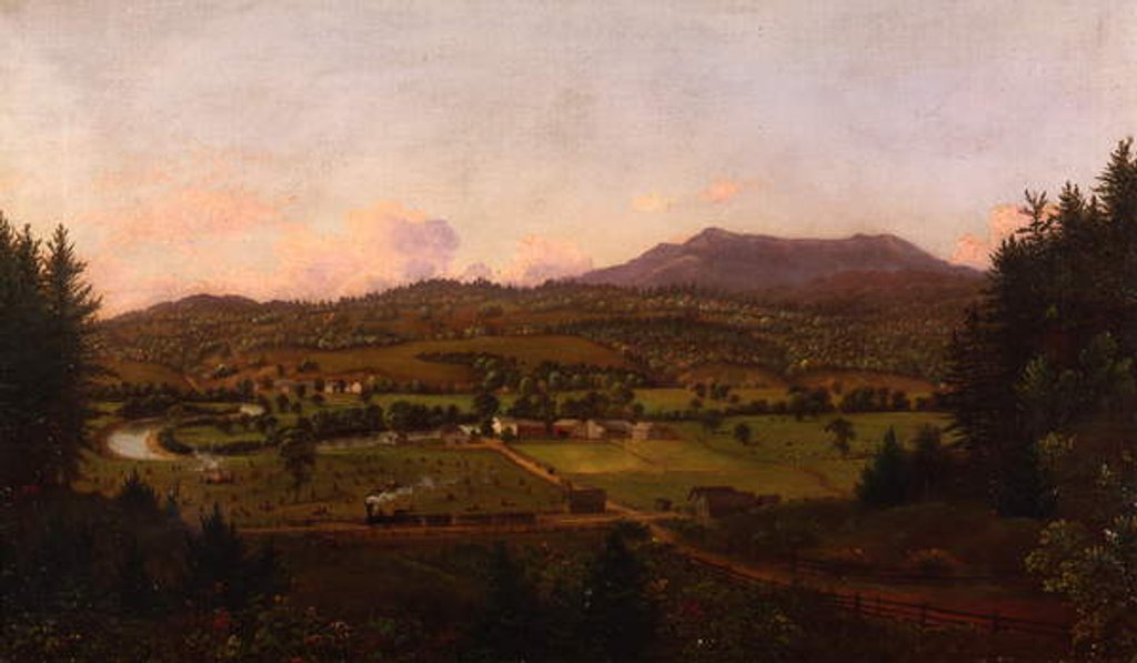 Detail of North Williston, Vermont, 1850 by Charles Louis Heyde