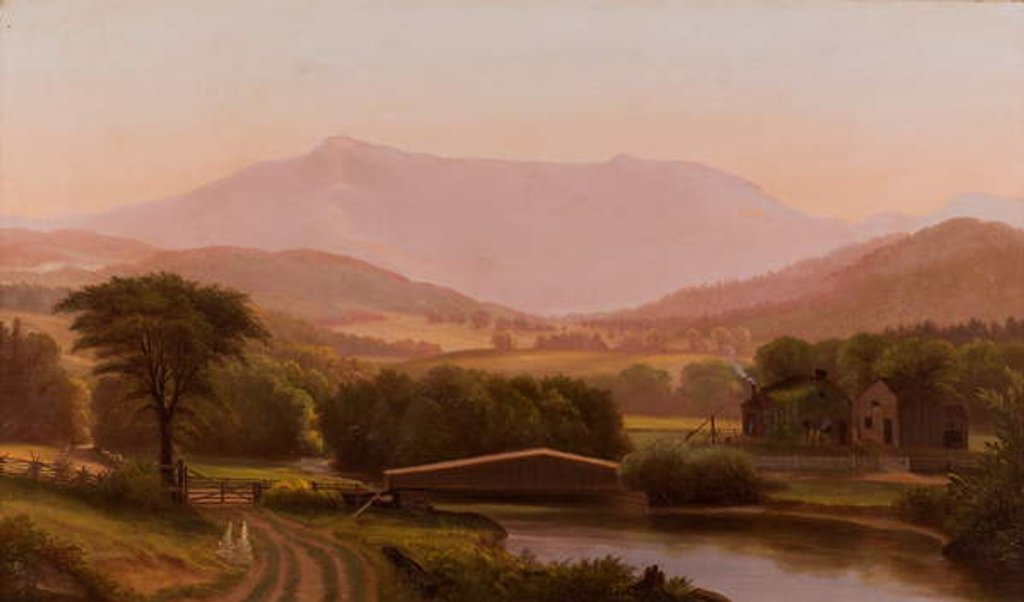 Detail of Mount Mansfield, Vermont, 1850-1890 by Charles Louis Heyde