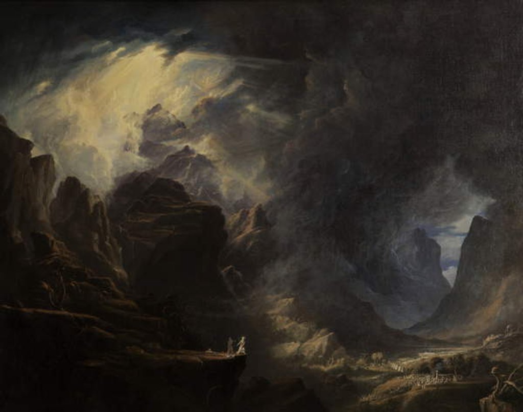 Detail of Moses on the Mount, 1828-1829 by Henry Cheever Pratt