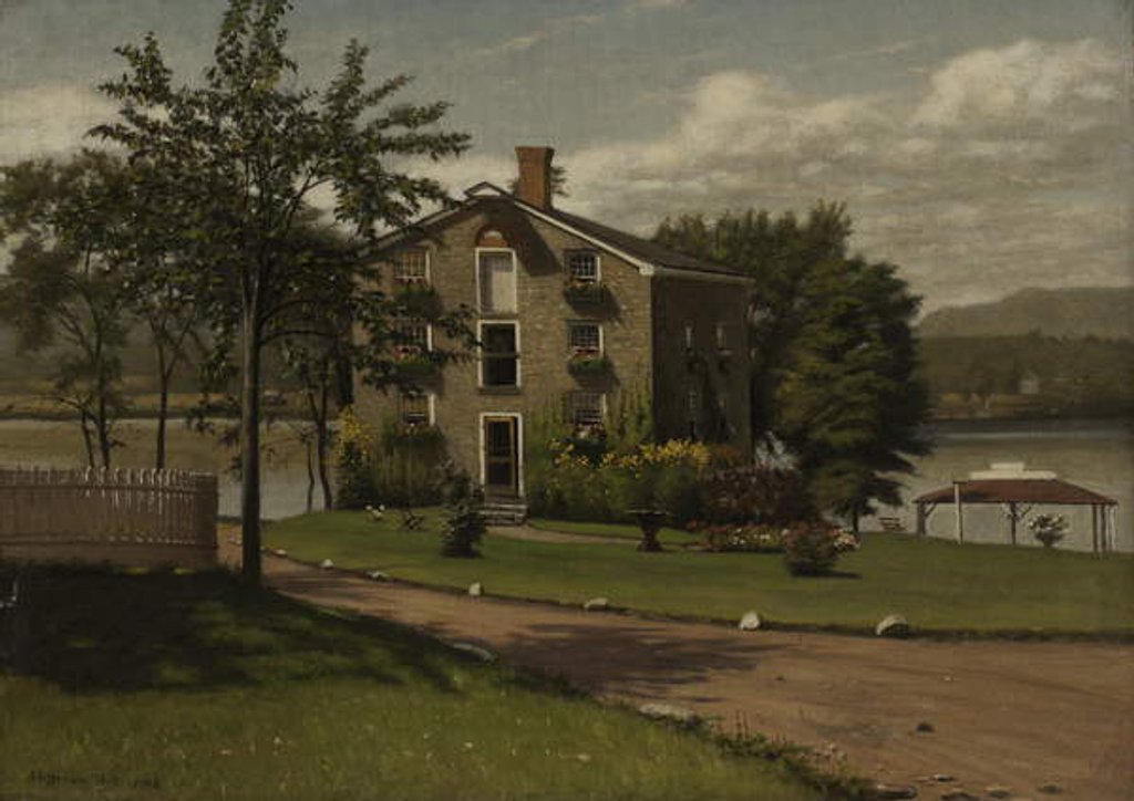 Detail of Stone House, Larrabee's Point, Vermont, 1906 by John George Brown