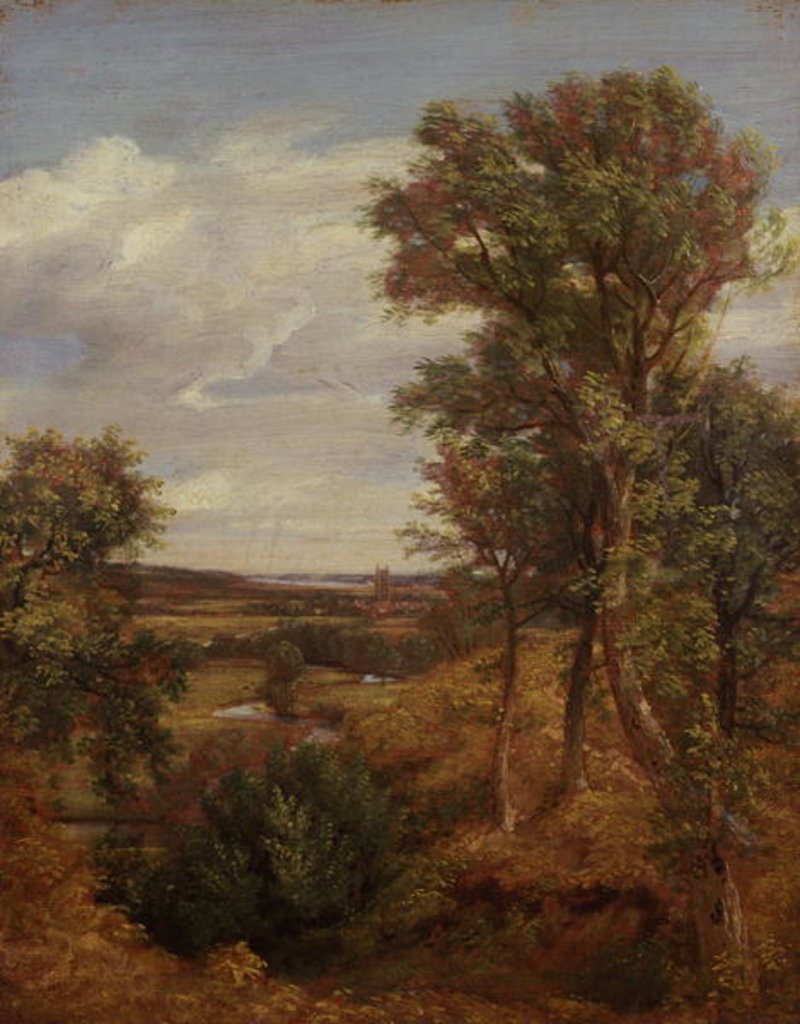 Detail of Dedham Vale, 1802 by John Constable