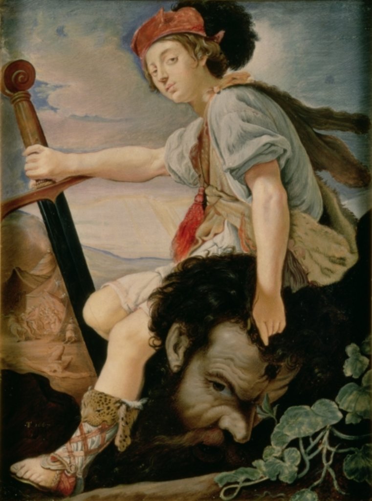 Detail of David with the Head of Goliath by T. Flatman