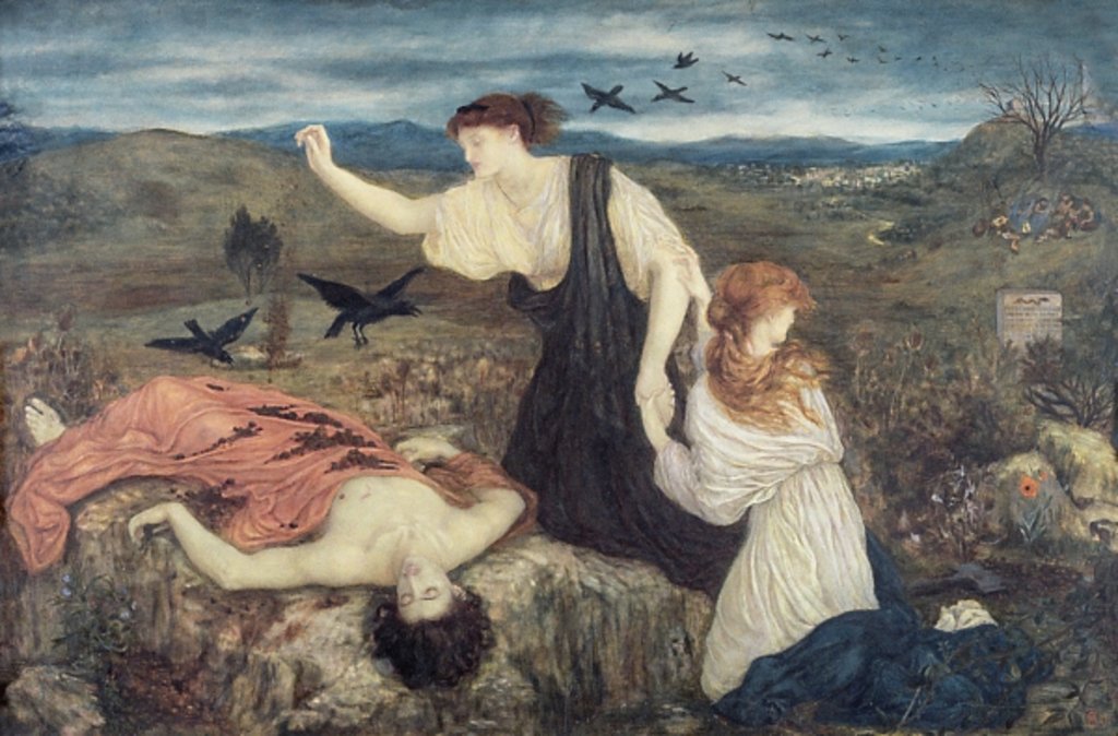 Detail of Antigone from 'Antigone' by Sophocles by Marie Spartali Stillman