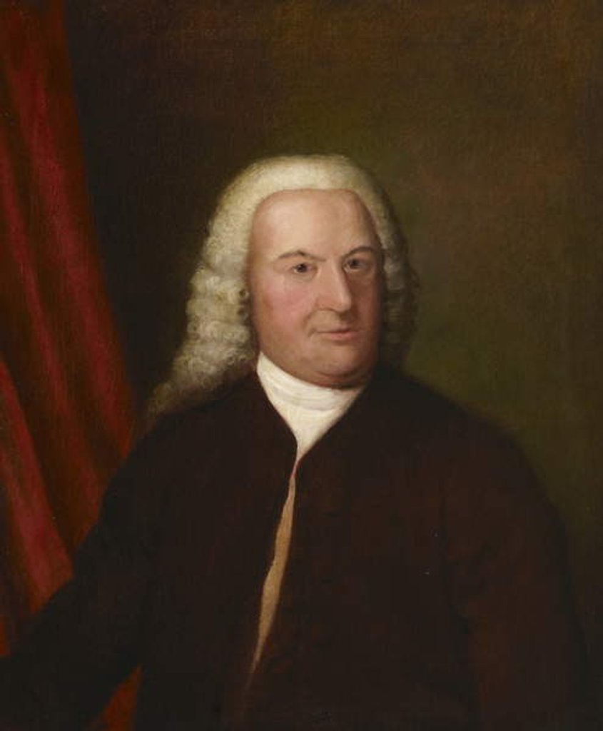 Detail of Johann Sebastian Bach, c.1775 by Elias Gottleib (after) Haussmann