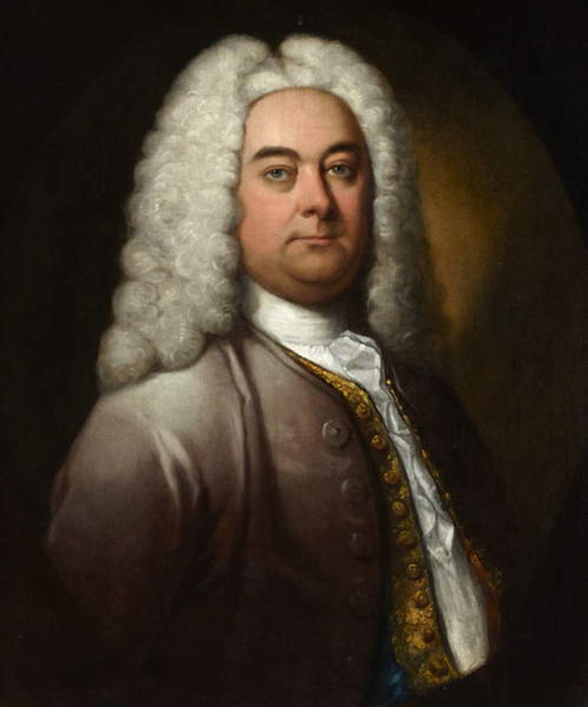 Detail of George Frideric Handel, c.1750 by William (circle of) Hogarth