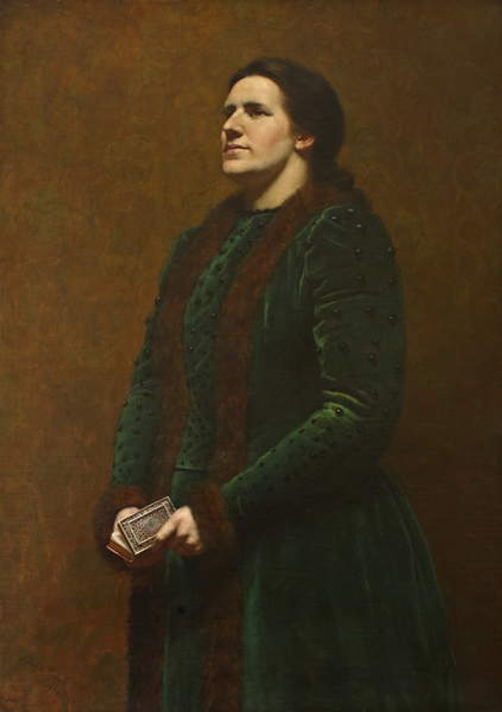 Detail of Antoinette Sterling, 1891 by James Doyle Penrose