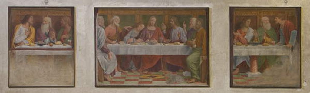Detail of The Last Supper by Bernardino Luini