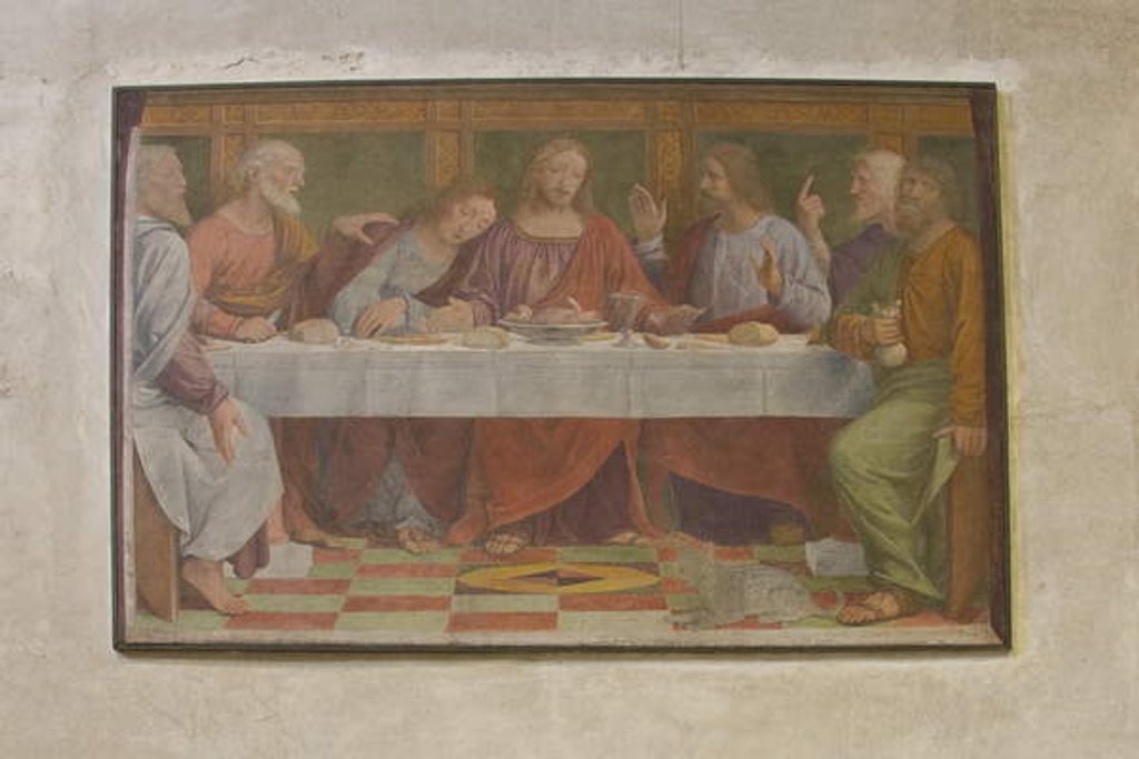 Detail of The Last Supper by Bernardino Luini