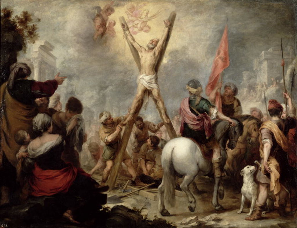 Detail of The Martyrdom of St. Andrew, 1675-82 by Bartolome Esteban Murillo