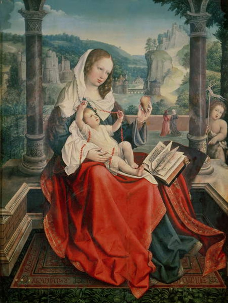 Detail of Virgin and Child by Bernard van Orley
