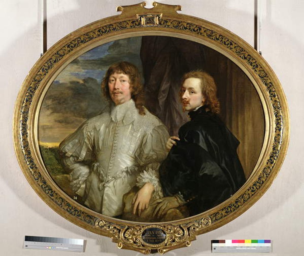 Detail of Sir Endymion Porter and the Artist, c.1635 by Anthony van Dyck