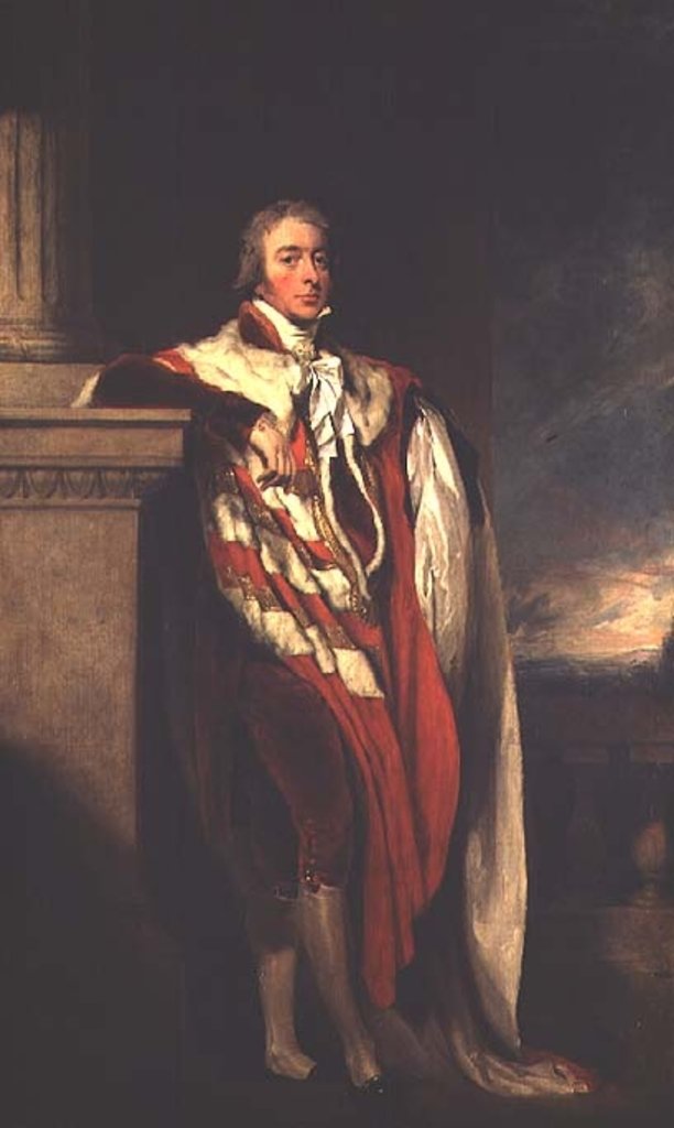 Detail of John Fane, 10th Earl of Westmorland by Thomas Lawrence