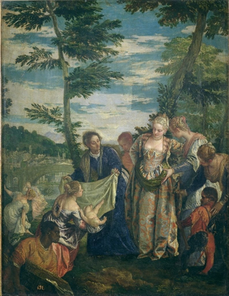 Detail of Moses Rescued from the Nile, 1580 by Veronese