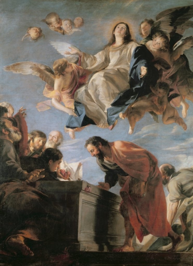 Detail of The Assumption of the Virgin, 1673 by Mateo Cerezo