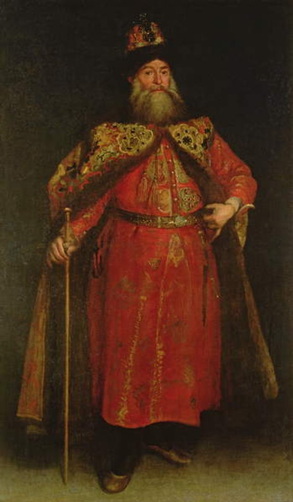 Detail of The Russian Ambassador Piotr Ivanowitz Potemkin, 1681 by Don Juan Carreno de Miranda