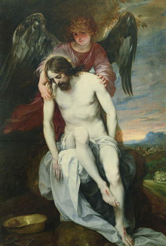 Detail of Dead Christ Supported by an Angel, c.1646-52 by Alonso Cano