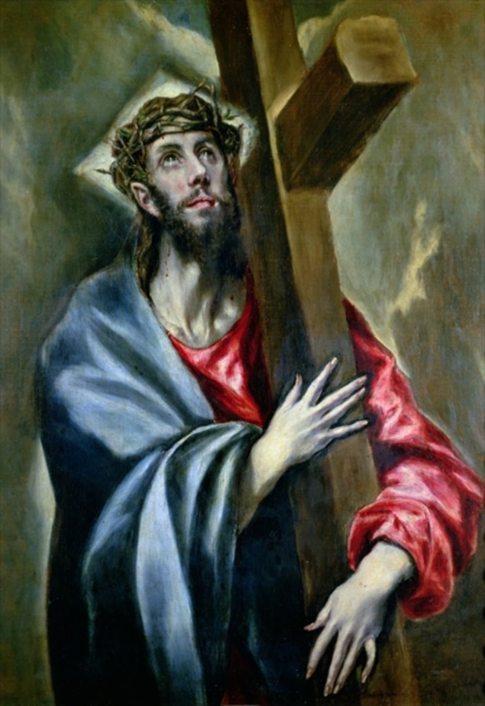 Detail of Christ Clasping the Cross, 1600-10 by El Greco