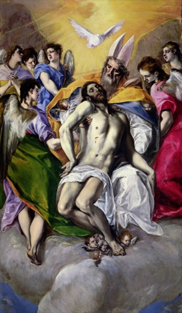 Detail of The Trinity, 1577-79 by El Greco