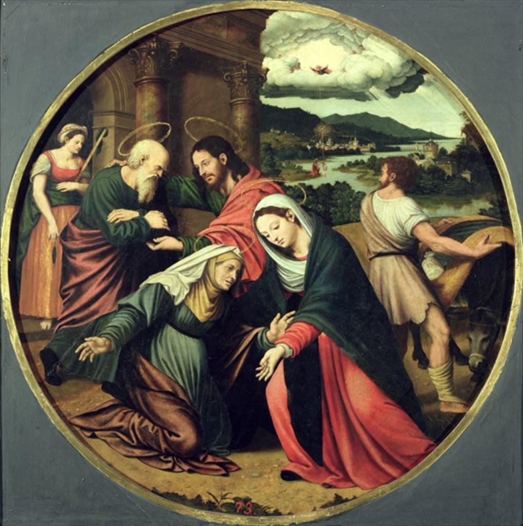 Detail of The Visitation by Vicente Juan Macip