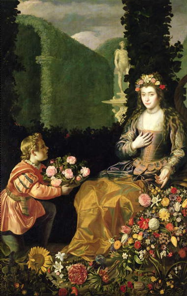 Detail of Offering to Flora, 1627 by Juan van der Hamen