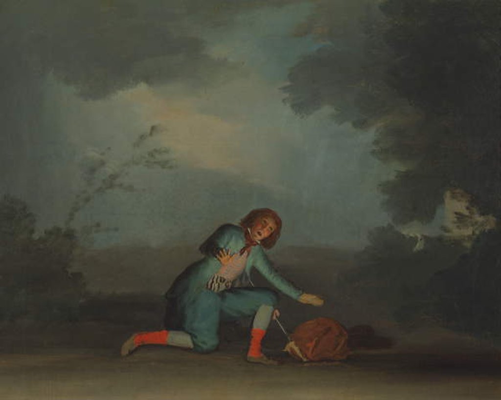 Detail of Scene from a Comedy by Ascensio Julia