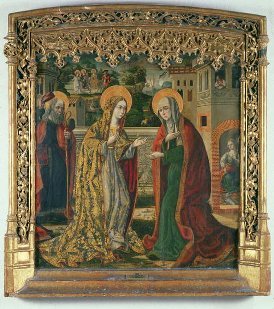 Detail of The Visitation by Master of Perea