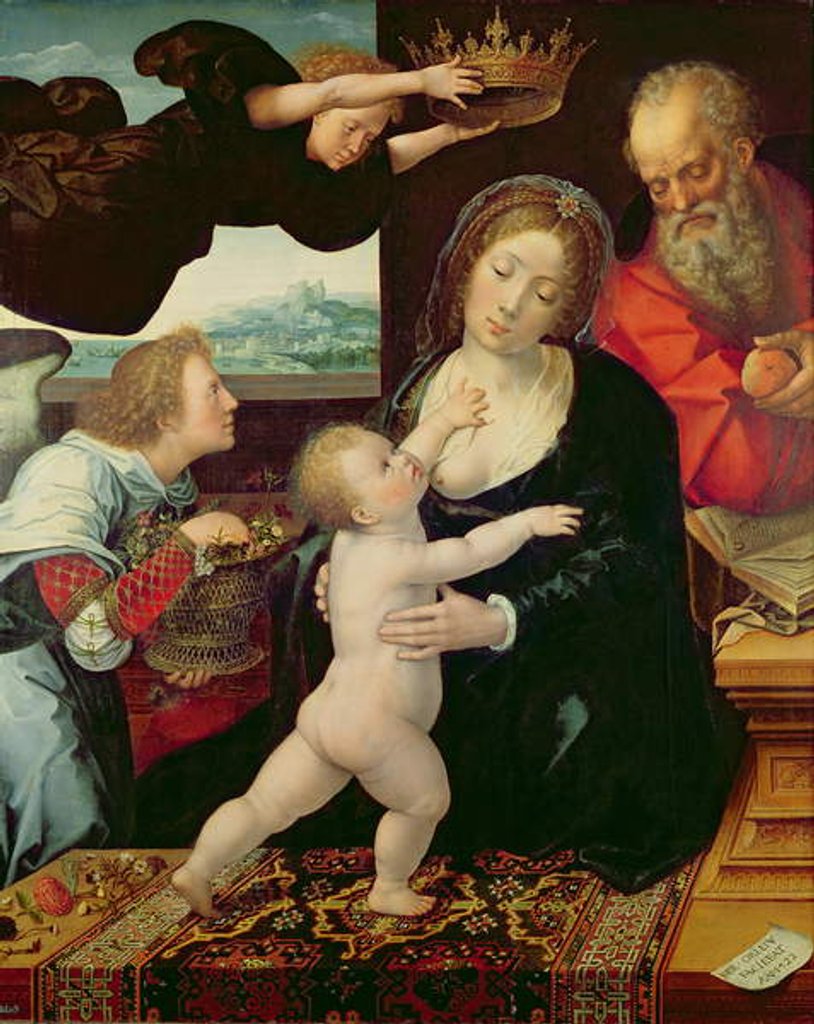 Detail of The Holy Family, 1522 by Bernard van Orley