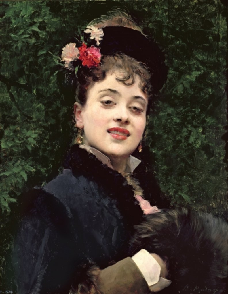 Detail of Aline Masson, the Artist's Model by Raimundo de Madrazo y Garreta