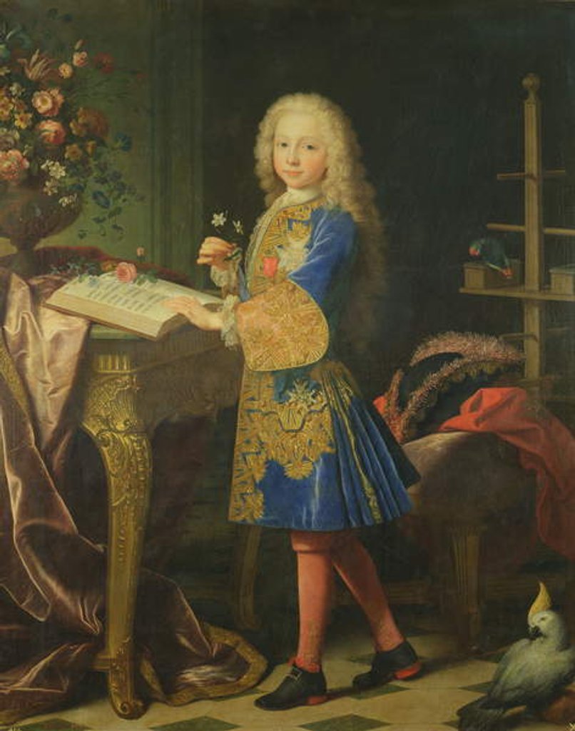 Detail of Charles III as a Child, 1725-35 by Jean Ranc