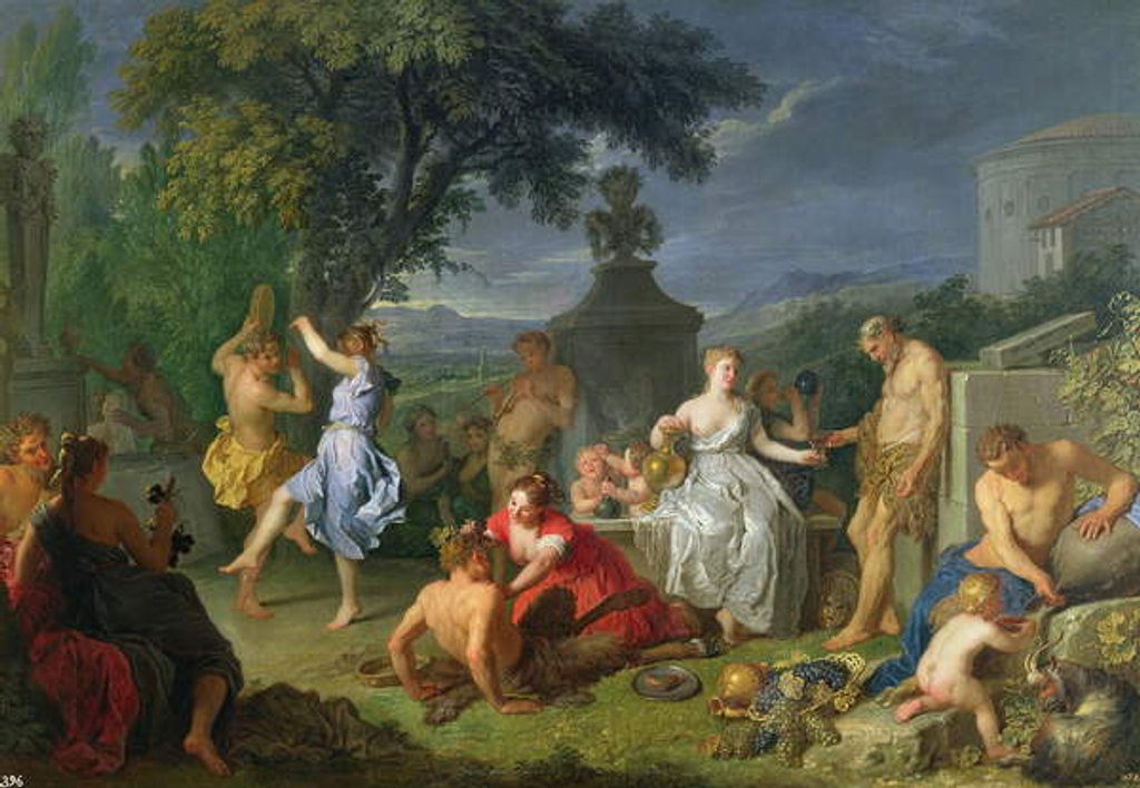 Detail of Bacchanal, 1719 by Michel-Ange Houasse