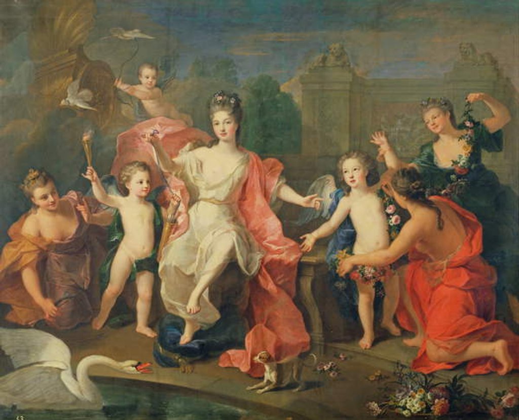 Detail of The Duchess of Burgundy and her Children by Pierre Gobert